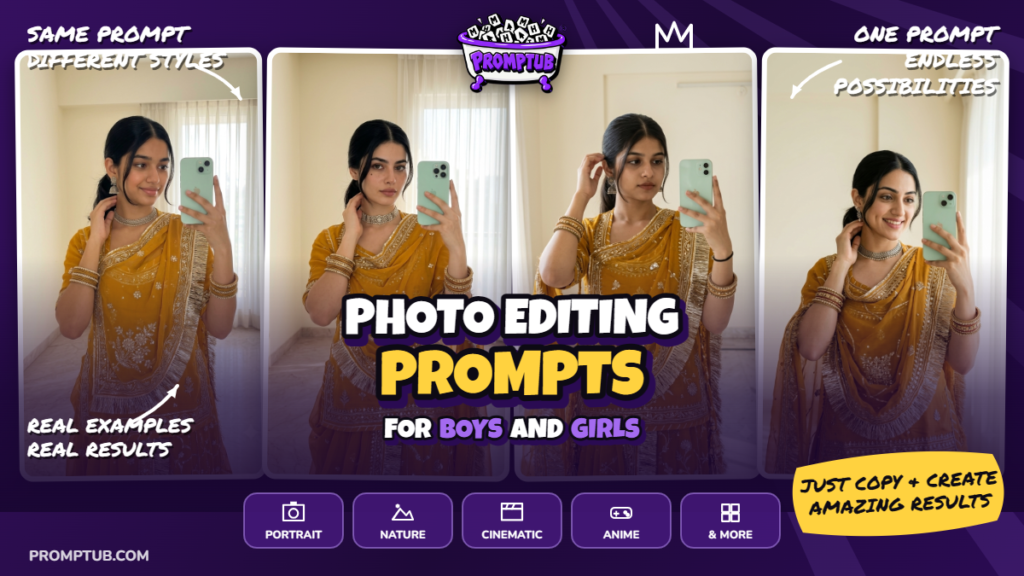 Rajasthani Poshak Image – Prompt [Convert your normal image into Poshak image] — Create a stunning mirror selfie of a young woman in a mustard-yellow