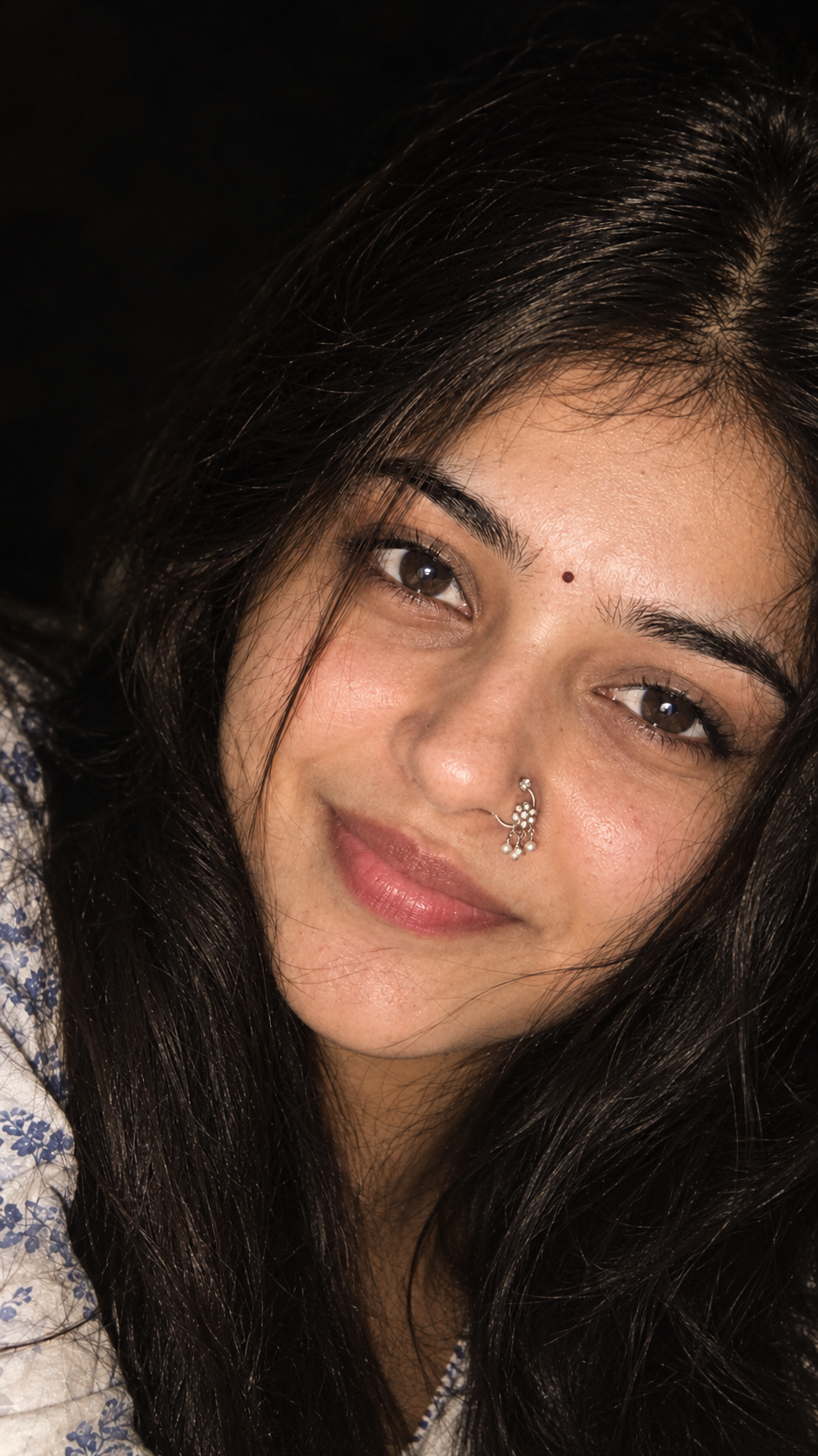 Create Nose Ring Close-Up Portrait AI Photo With Prompt — ChatGPT result 1